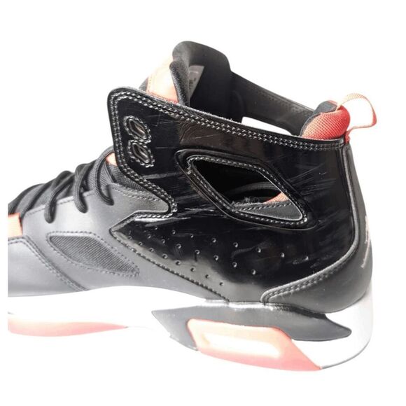 NIKE Air Jordan Flight Club 91 "Black University Red" Sneakers Size 12 - Picture 10 of 11